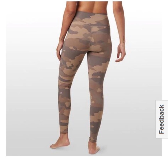 Alo High Waisted Vapor Leggings Camo Medium - Picture 2 of 11